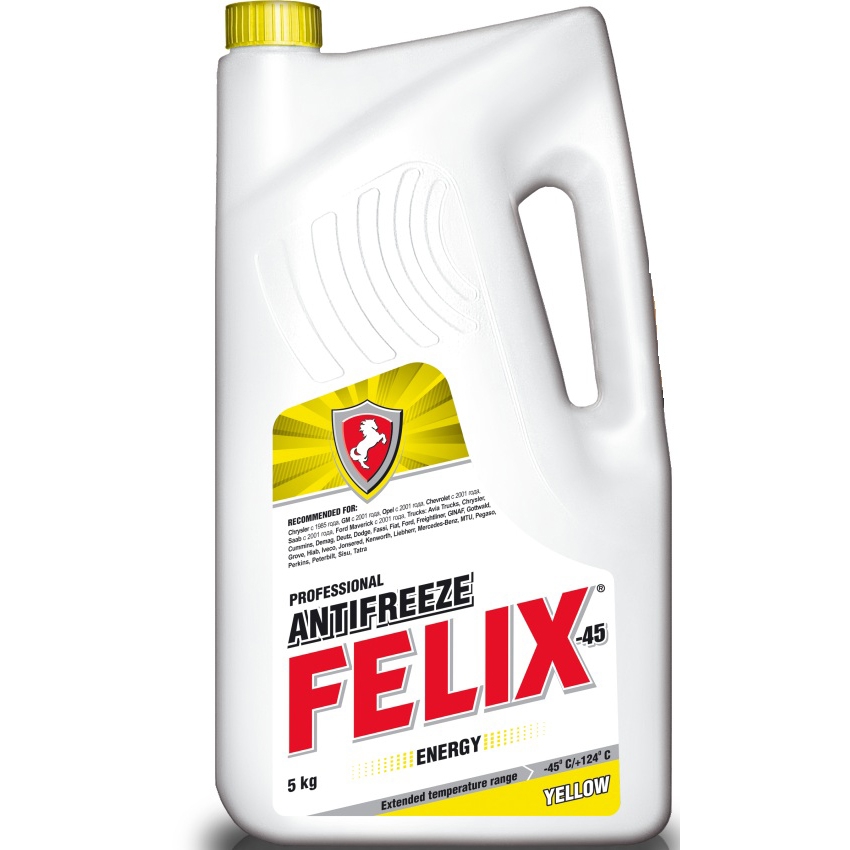 Антифриз FELIX Energy  G-12 желтый  5л.М+