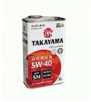 Масло TAKAYAMA Adaptec 5W40 Api SN/CF A3/B4 синт.1л.(металл)  М+  