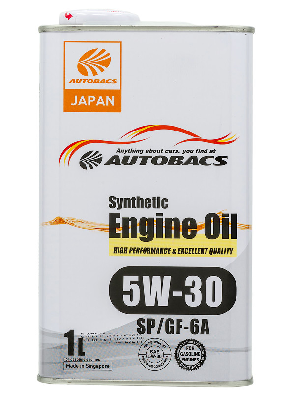 Масло Autobacs Engine 5w30 SP/GF-6A син.4л.(белая канистра)