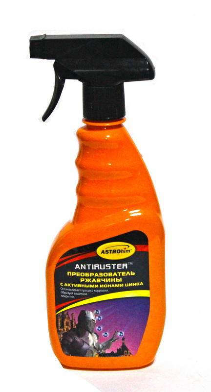 Преобразователь ржавчины Astrohim ионы цинка 500мл тригер АС-470