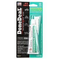 Герметик-клей для стекол DoneDeal силиконовый прозрачный 42.5гр.(DD6703)