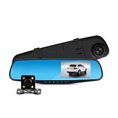 Видеорегистратор DVR-Vehicle Blackbox в зеркале + камера заднего вида