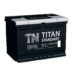 АКБ TITAN Standart 60 А/ч обратная полярность