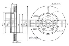 Диск тормозной для Toyota Corolla/передний/BS5333/ZEKKERT